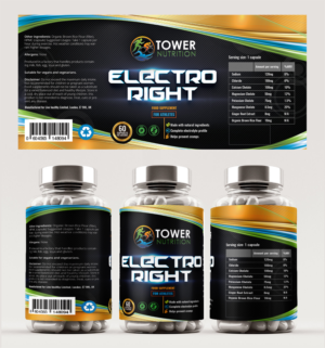 Label Design by SAI DESIGNS for Tower Nutrition | Design: #18843754