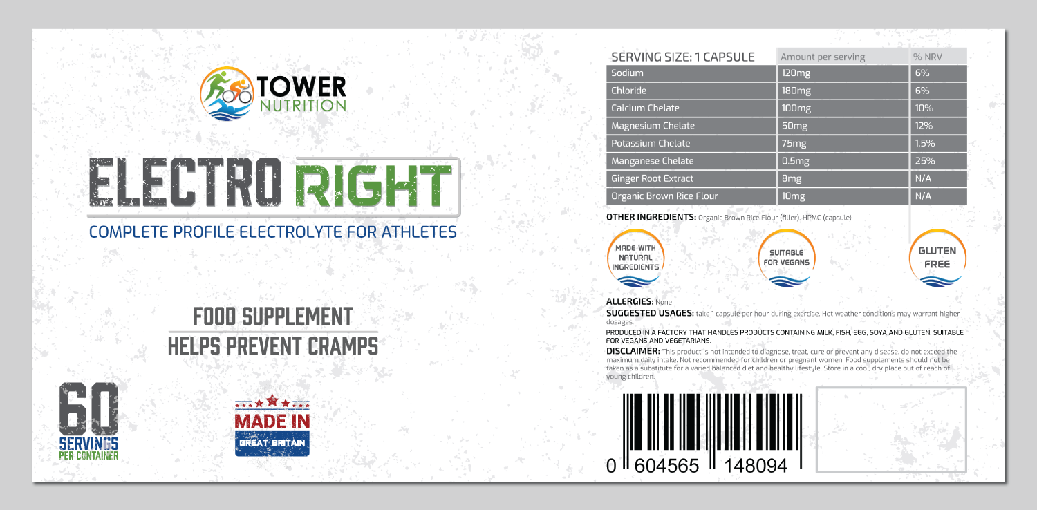 Label Design by Ziad .A for Tower Nutrition | Design #18855592