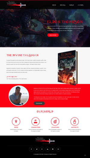 Web Design by pb for Eldon Thompson | Design: #18810113