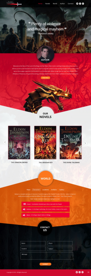 Web Design by pb for Eldon Thompson | Design: #18810114