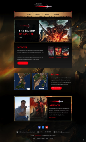 Web Design by pb for Eldon Thompson | Design: #18810116