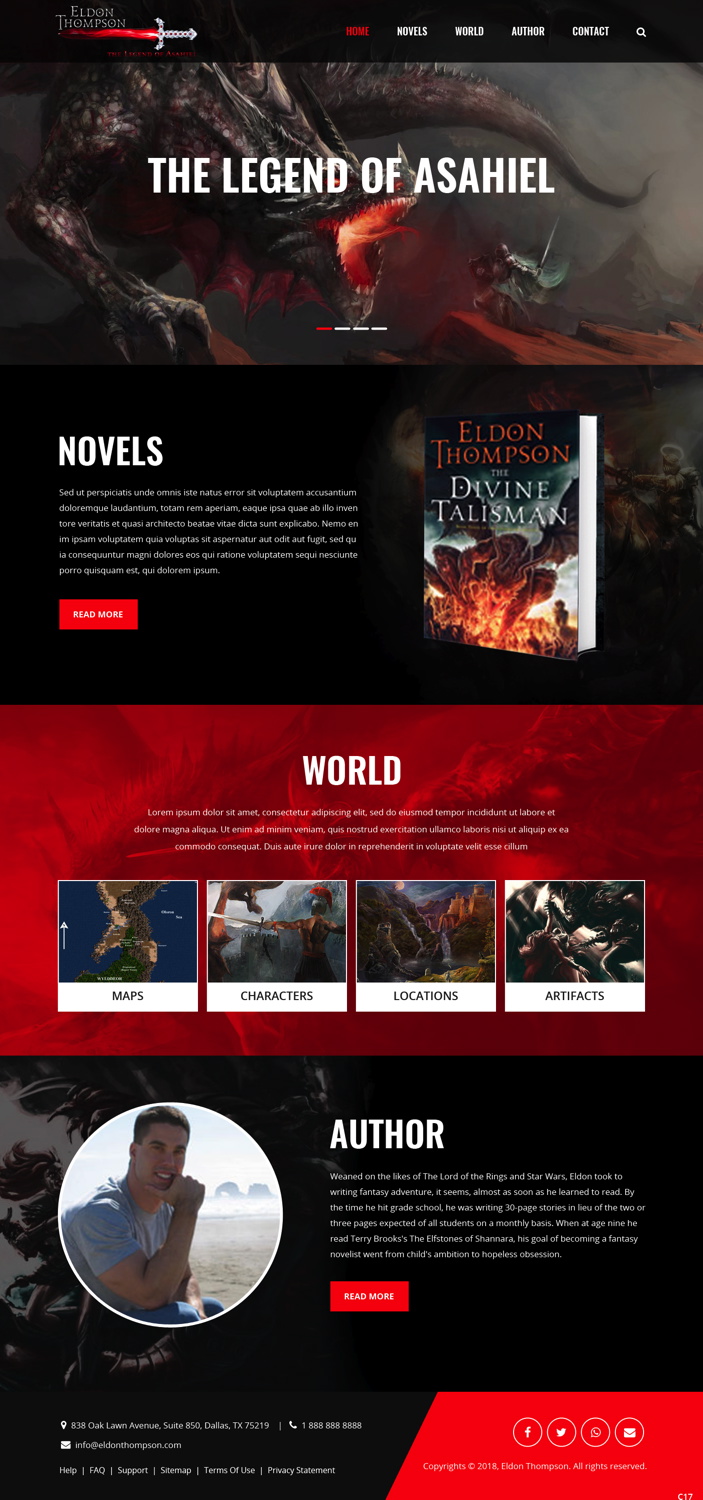 Web-Design von pb für Eldon Thompson | Design #18810119