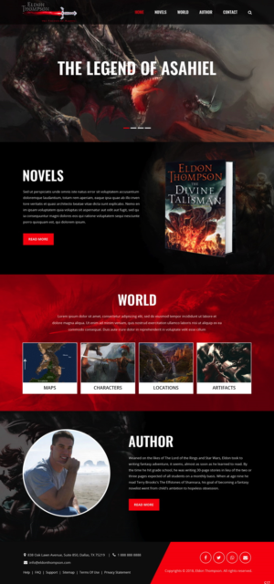 Web Design by pb for Eldon Thompson | Design: #18810119