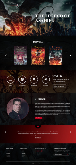 Web Design by pb for Eldon Thompson | Design: #18810120
