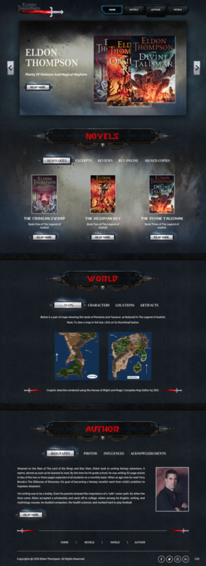 Web Design by pb for Eldon Thompson | Design: #18810122
