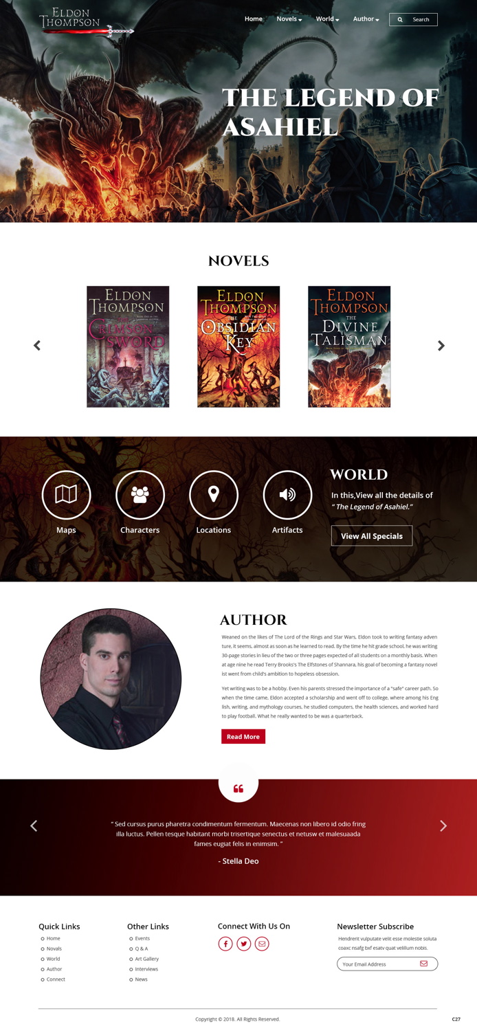 Web-Design von pb für Eldon Thompson | Design #18810128