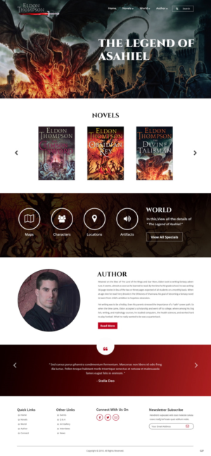 Web Design by pb for Eldon Thompson | Design: #18810128
