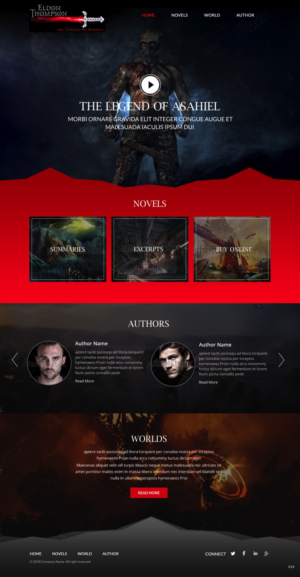 Web Design by pb for Eldon Thompson | Design: #18810133