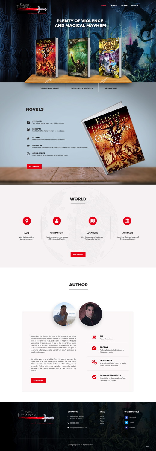 Web-Design von pb für Eldon Thompson | Design #18810134