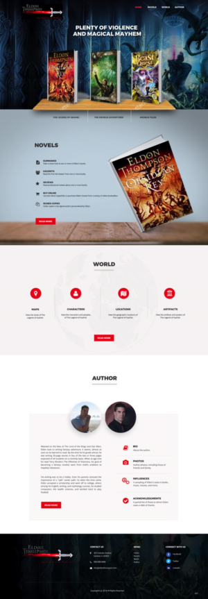 Web Design by pb for Eldon Thompson | Design: #18810134