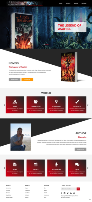 Web Design by pb for Eldon Thompson | Design: #18818683