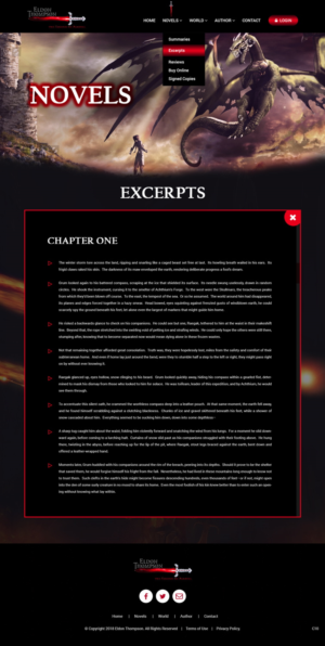 Web Design par pb pour Eldon Thompson | Design : #18944757