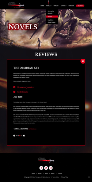 Web Design par pb pour Eldon Thompson | Design : #18944758