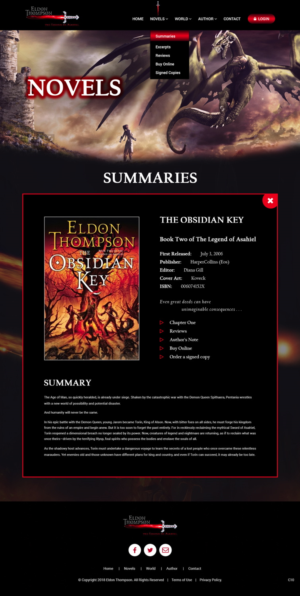 Web Design par pb pour Eldon Thompson | Design : #18944759