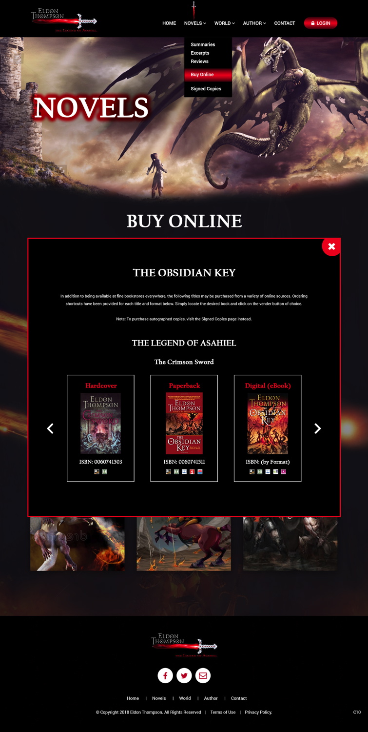 Web Design by pb for Eldon Thompson | Design #18944769