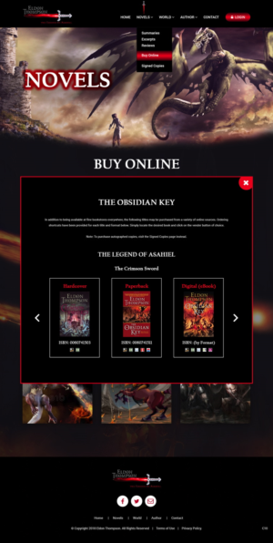 Web Design par pb pour Eldon Thompson | Design : #18944769