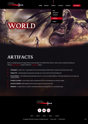 Web Design par pb pour Eldon Thompson | Design : #18953701