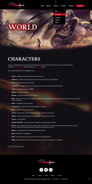Web Design par pb pour Eldon Thompson | Design : #18953703