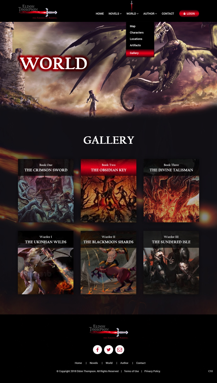 Web Design by pb for Eldon Thompson | Design #18953705
