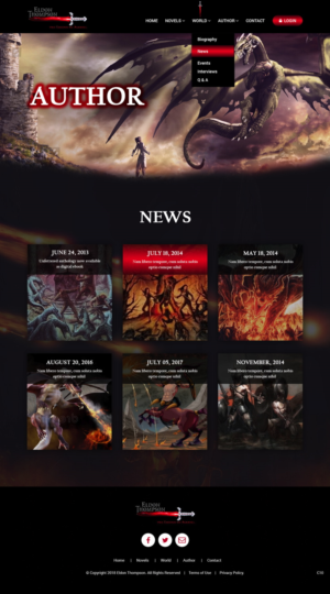 Web Design par pb pour Eldon Thompson | Design : #18960830