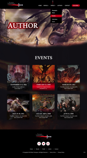 Web Design par pb pour Eldon Thompson | Design : #18960836
