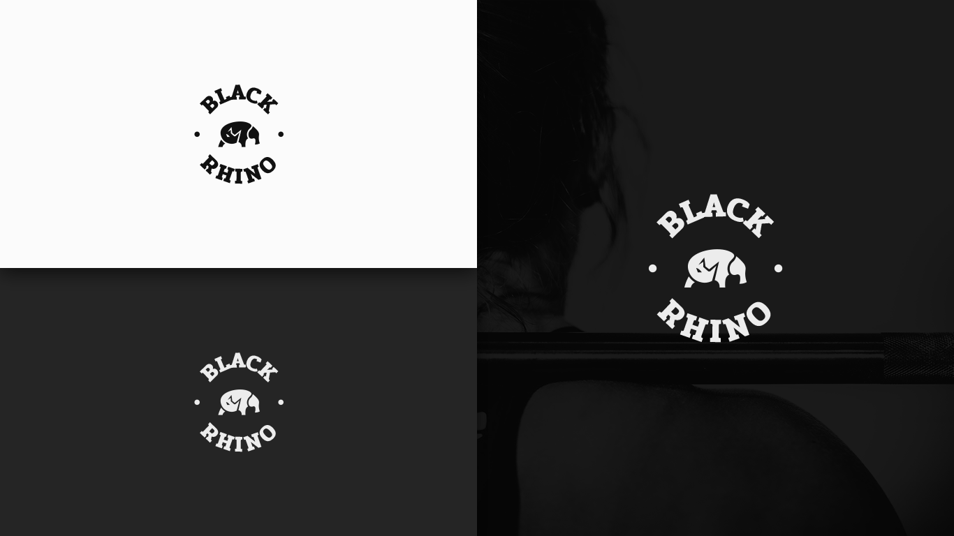 Logo Design by Decos Studio for Black Rhino Gymwear | Design #18804049