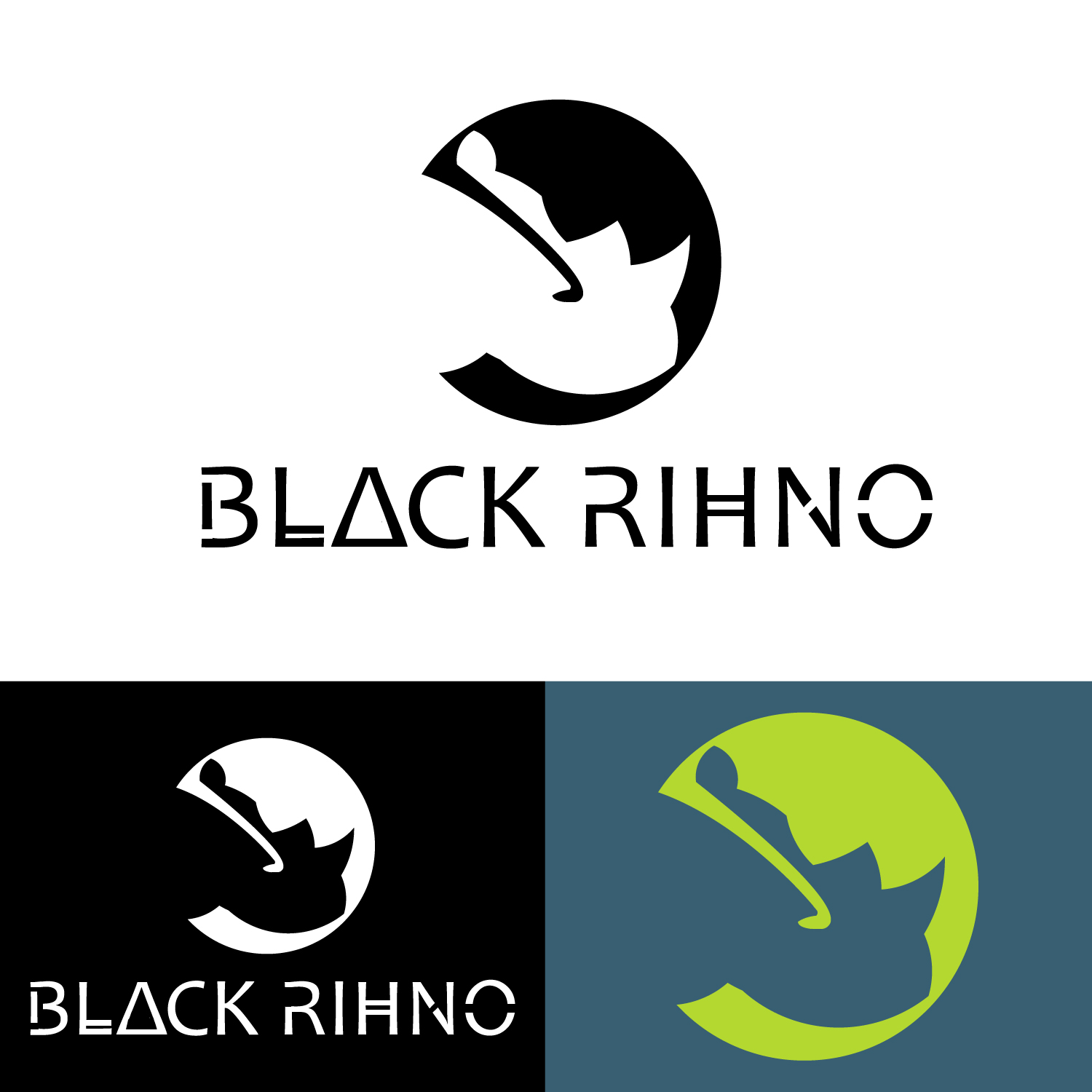 Logo-Design von saad92 für Black Rhino Gymwear | Design #18801970
