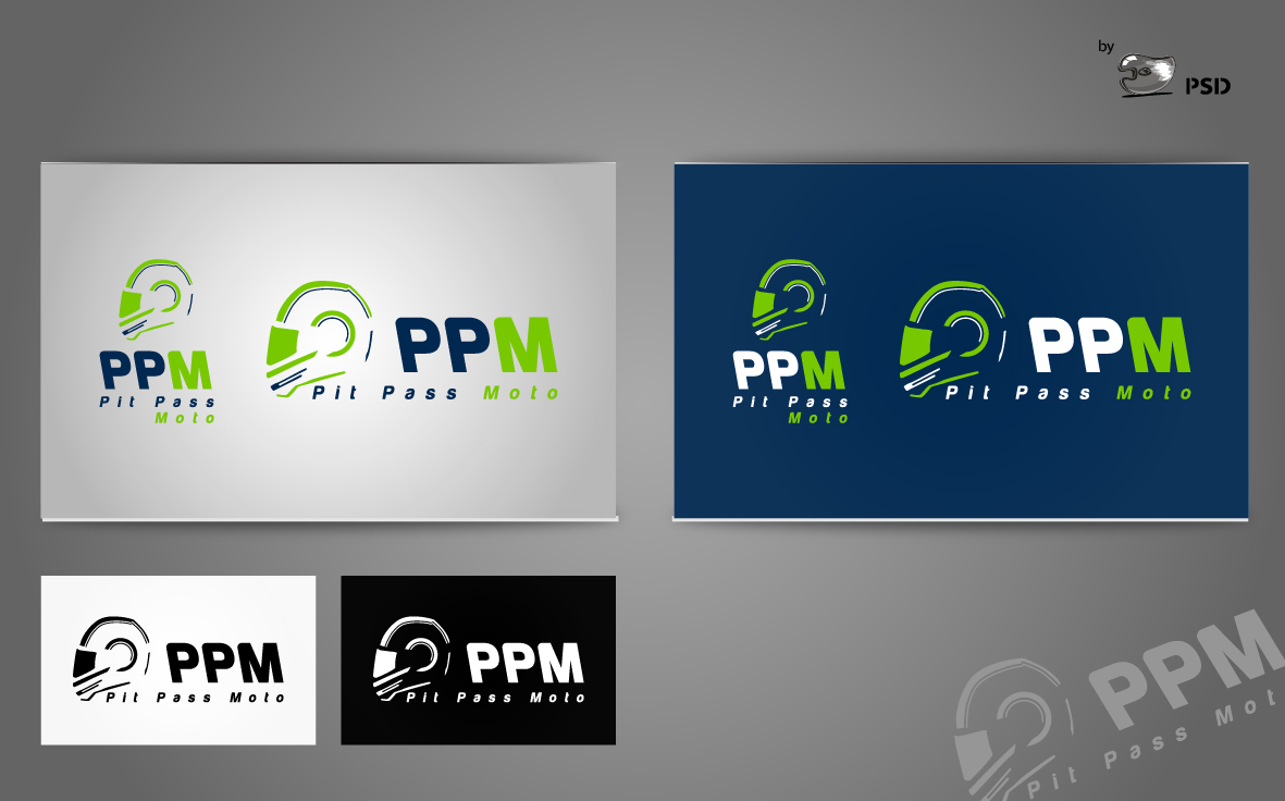 Logo Design by byPSD for Pit Pass Media Group | Design #2910235