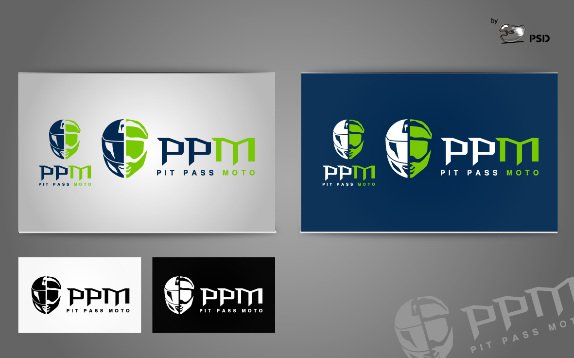 Logo Design by byPSD for Pit Pass Media Group | Design #2916508