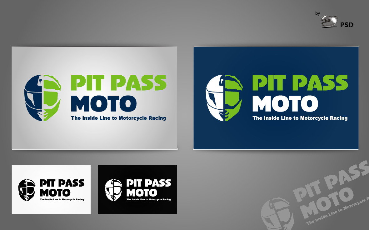 Logo Design by byPSD for Pit Pass Media Group | Design #2961706