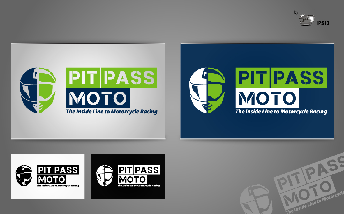 Logo Design by byPSD for Pit Pass Media Group | Design #2961710