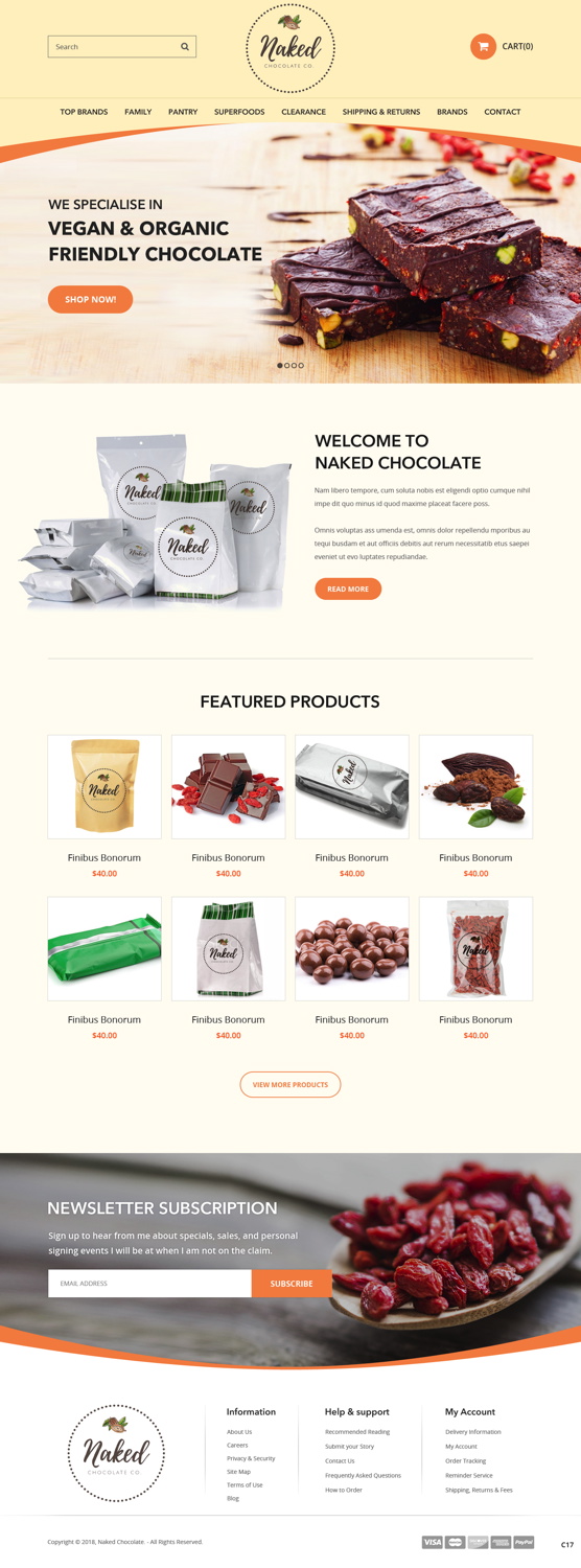 Web Design by pb for Naturally Goji | Design #18818728