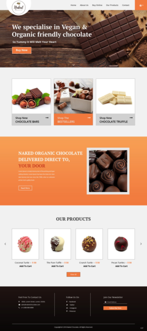 Diseño Web por pb para Naturally Goji | Diseño: #18818732