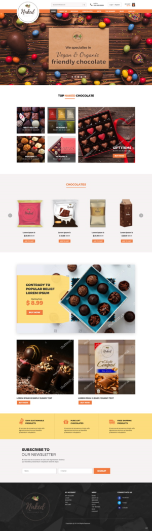 Diseño Web por pb para Naturally Goji | Diseño: #18818735