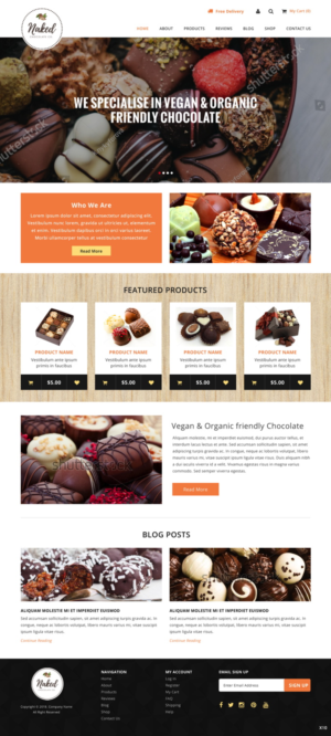 Diseño Web por pb para Naturally Goji | Diseño: #18828990