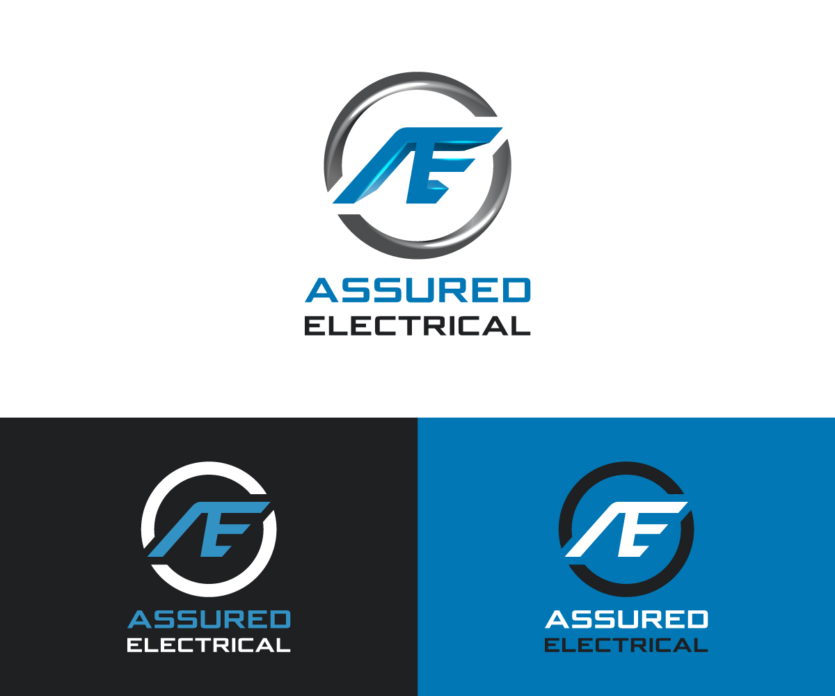 Logo Design by ACK Design for Assured Electrical Pty Lty | Design #18864585
