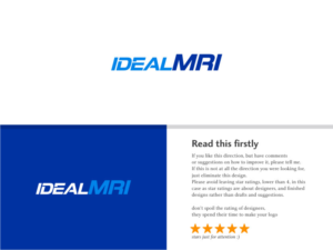 Ideal MRI or IdealMRI | Logo Design by Atvento Graphics