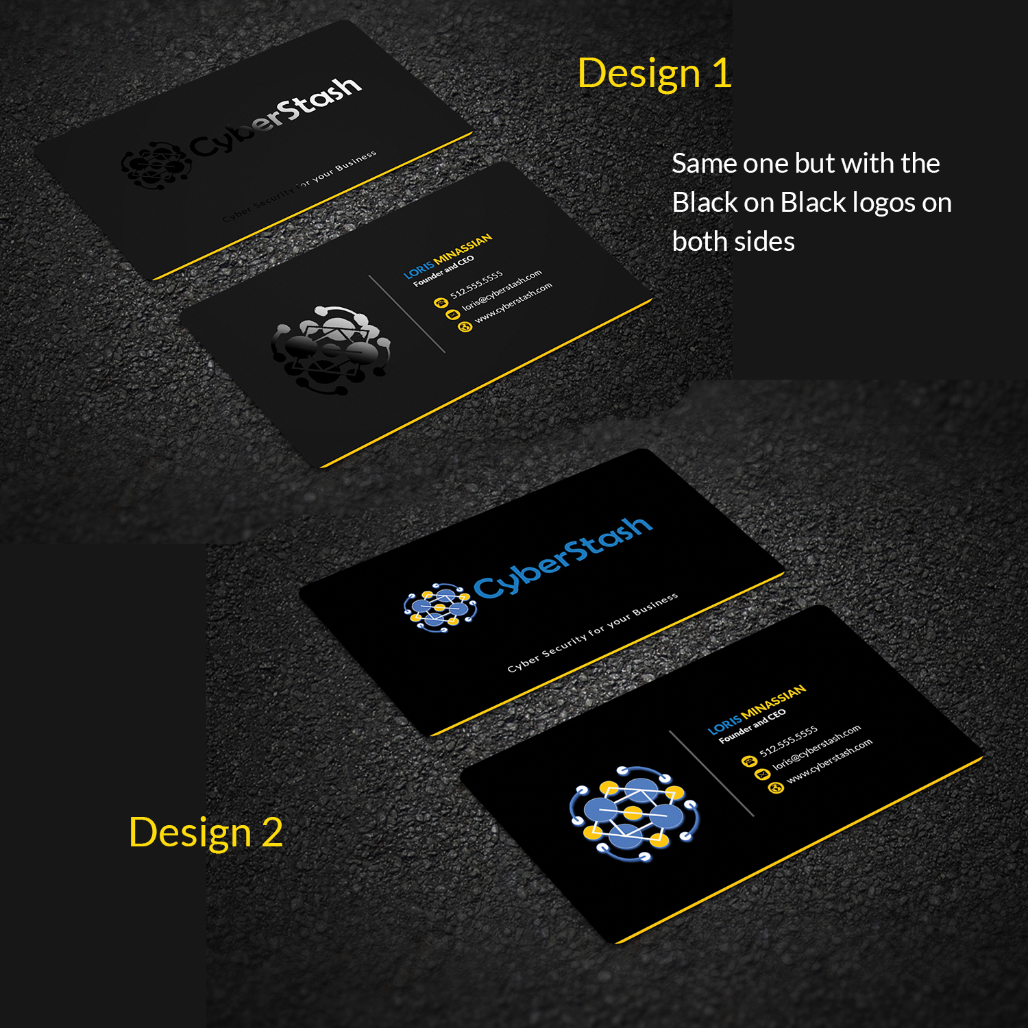 Business Card Design by Pointless Pixels India for CyberStash | Design #18839350