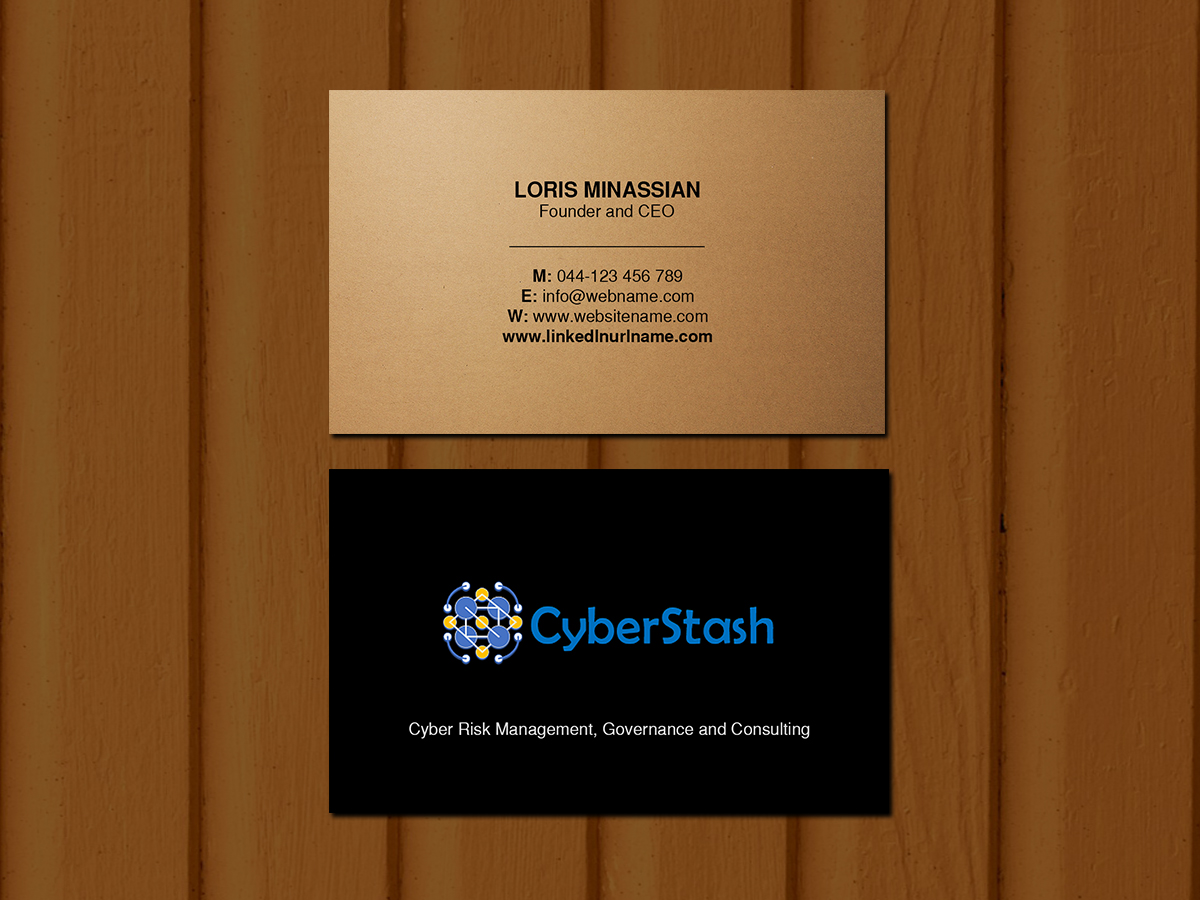 Business Card Design by Creations Box 2015 for CyberStash | Design #18823511