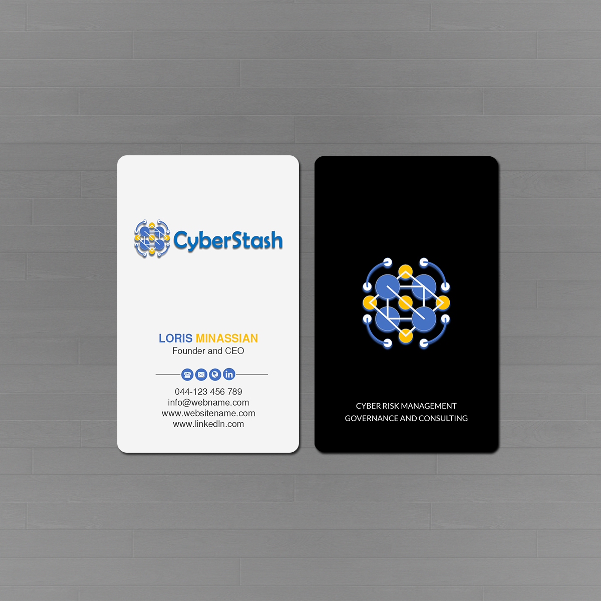 Business Card Design by Creations Box 2015 for CyberStash | Design #18823512