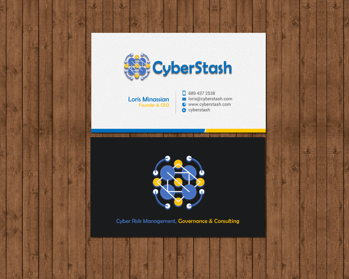 Business Card Design by chandrayaan.creative for CyberStash | Design #18826094