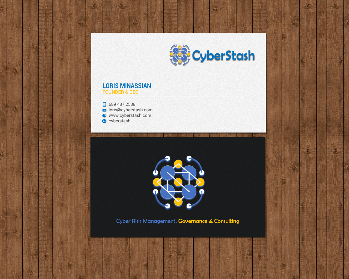 Diseño de Tarjeta de Presentación por chandrayaan.creative para CyberStash | Diseño #18826096