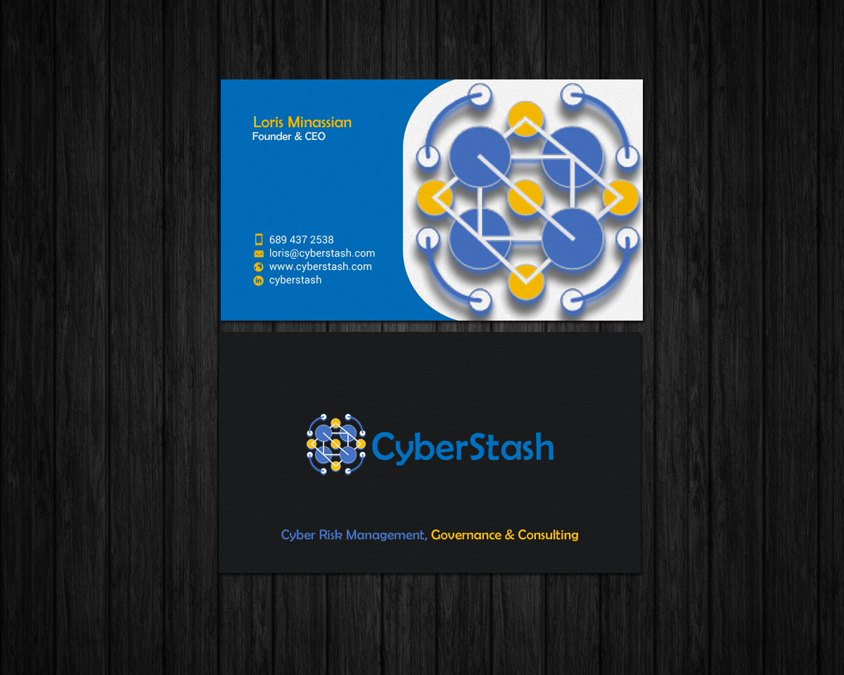 Diseño de Tarjeta de Presentación por chandrayaan.creative para CyberStash | Diseño #18826112