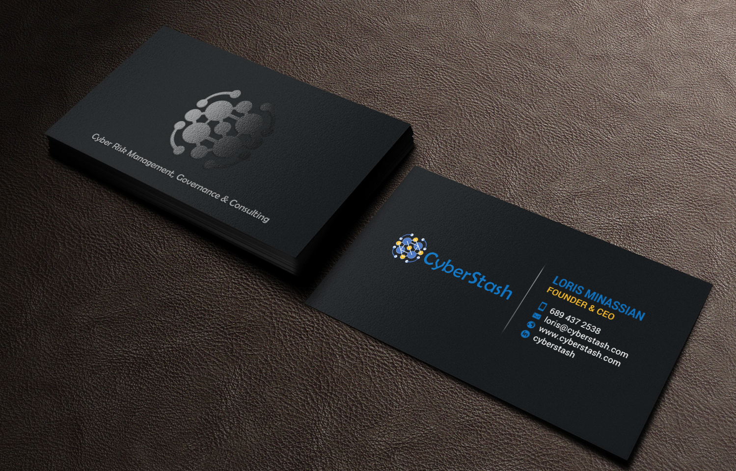 Diseño de Tarjeta de Presentación por chandrayaan.creative para CyberStash | Diseño #18826130