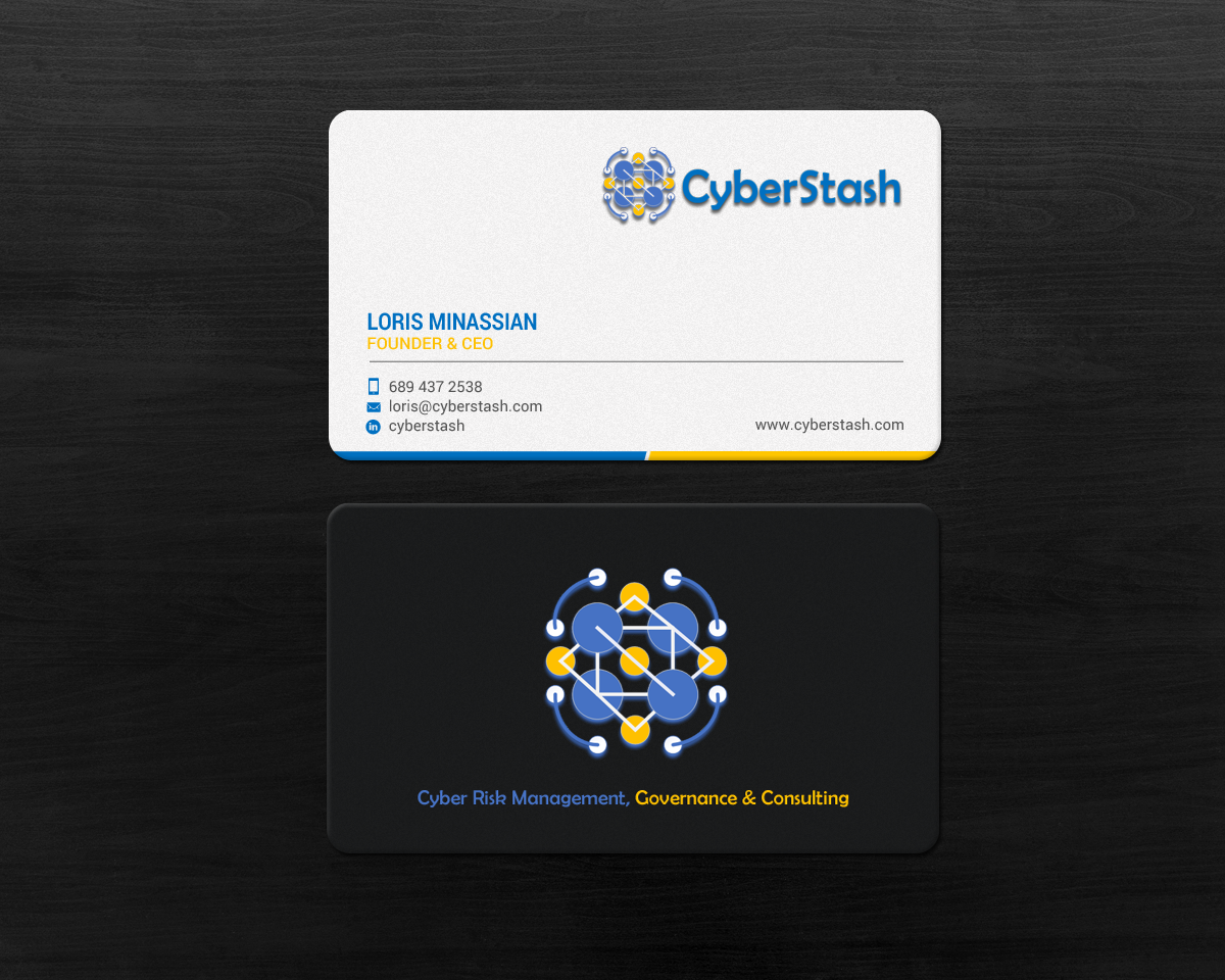 Business Card Design by chandrayaan.creative for CyberStash | Design #18826450