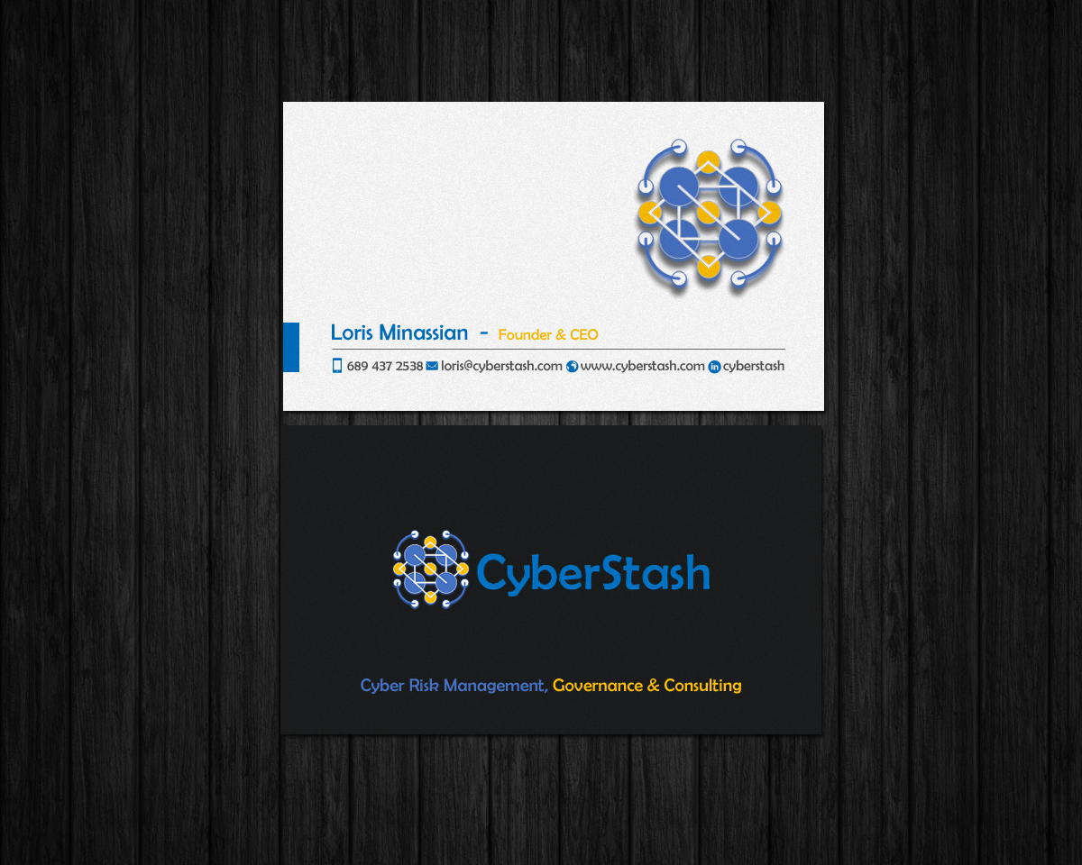 Diseño de Tarjeta de Presentación por chandrayaan.creative para CyberStash | Diseño #18827115