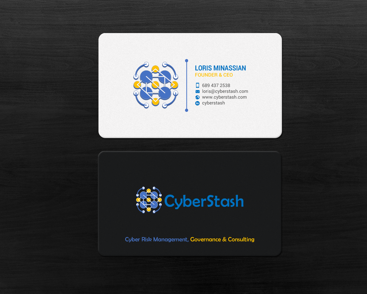 Diseño de Tarjeta de Presentación por chandrayaan.creative para CyberStash | Diseño #18827117