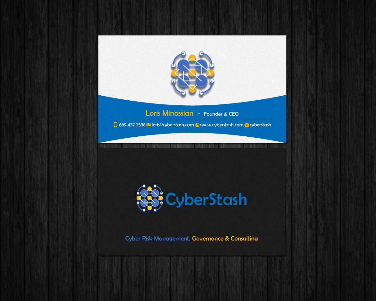 Business Card Design by chandrayaan.creative for CyberStash | Design #18827118