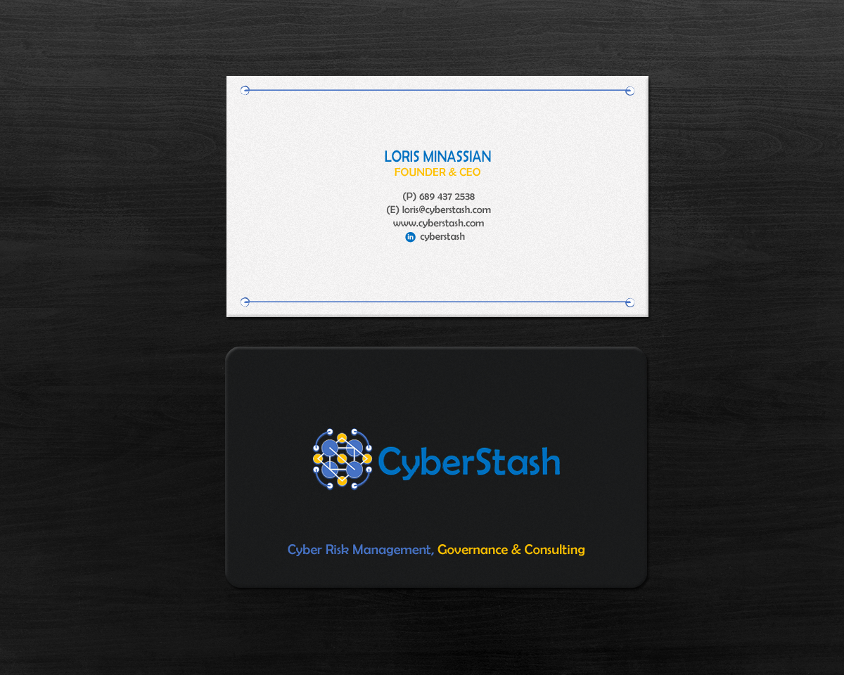 Visitenkarten-Design von chandrayaan.creative für CyberStash | Design #18827119