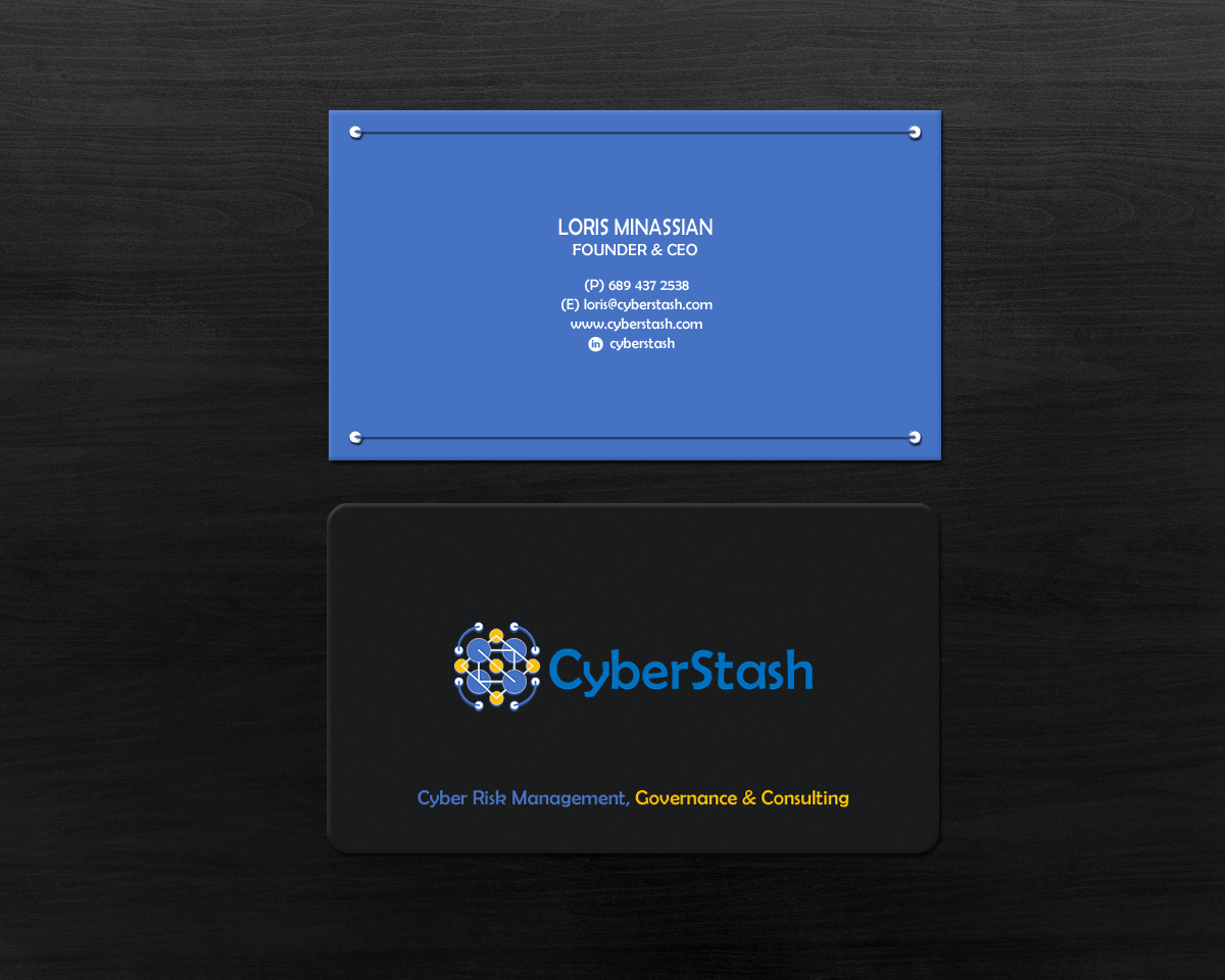Business Card Design by chandrayaan.creative for CyberStash | Design #18827120